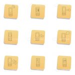 Sketched Communications Mobile Phone Icon Pack
